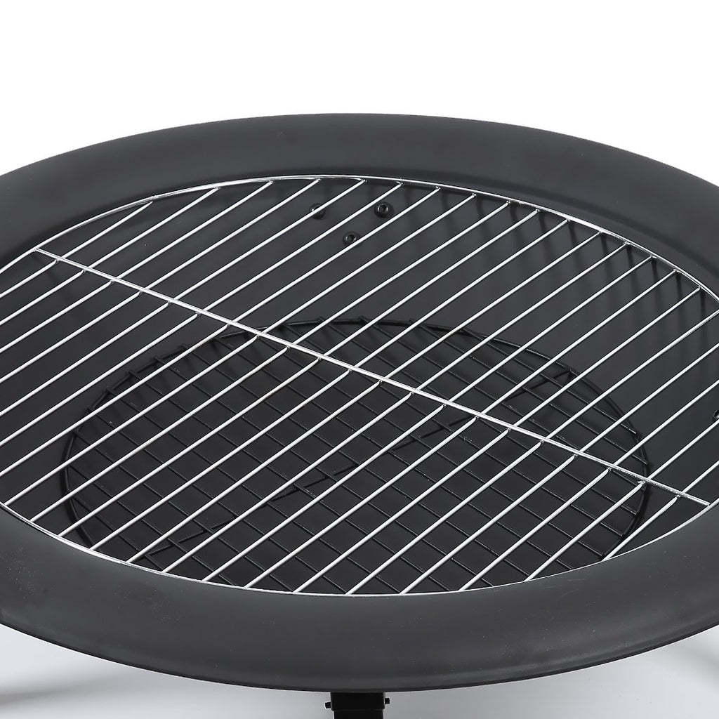 30" Portable Outdoor Fire Pit BBQ Grail Camping Garden Patio Heater