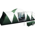 Weisshorn Family Camping Tent 12 Person Hiking Beach Tents (3 Rooms)