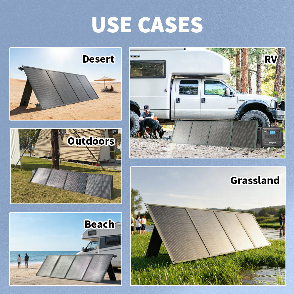 Powerwin Portable Solar panel 220W for outdoor camping & RV