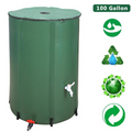 50/100 Gallon Folding Rainwater Barrel Water Collector